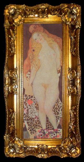 framed  Gustav Klimt adam and eve, ta009-2